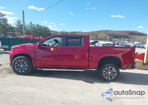 2021 Chevrolet Silverado 1500 4Wd Short Bed Rst из США, поврежденный, VIN 3GCUYEET4MG415611